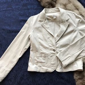 Christopher & Banks | Cream Blazer